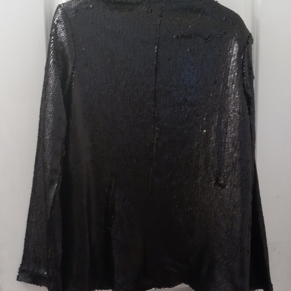 Black sequin blazer - Picture 7 of 10